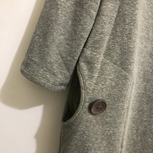 Love Kuza Vintage Made in USA Sweatshirt Dress Tunic - Picture 2 of 6